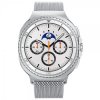 - Samsung Galaxy Watch 8 40/44mm/Classic 46mm - Armband - Metal Fit - Silver