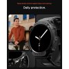 - Samsung Galaxy Watch 8 44mm - Armband & Skal - Rugged Armor Pro - Matte Black
