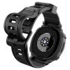 - Samsung Galaxy Watch 8 44mm - Armband & Skal - Rugged Armor Pro - Matte Black