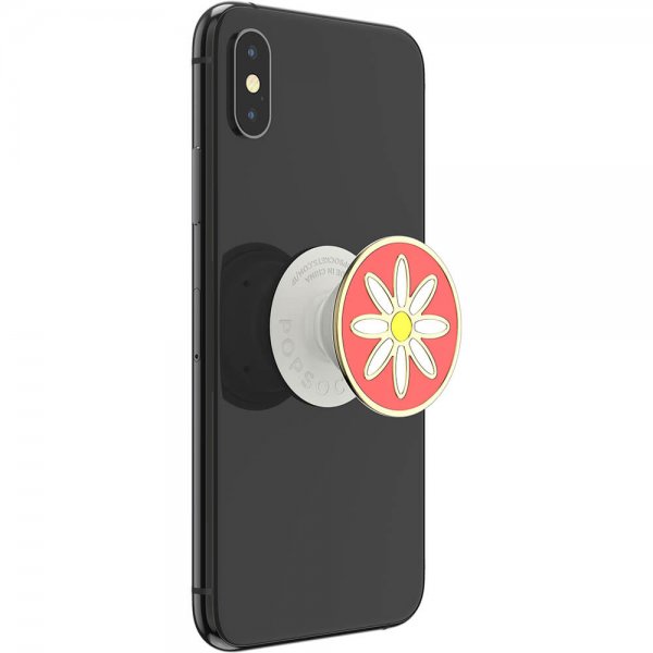 PopGrip Enamel Quaint Daisy Coral