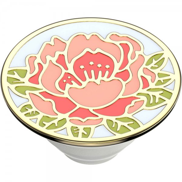 PopGrip Enamel Blooming Peony Pink