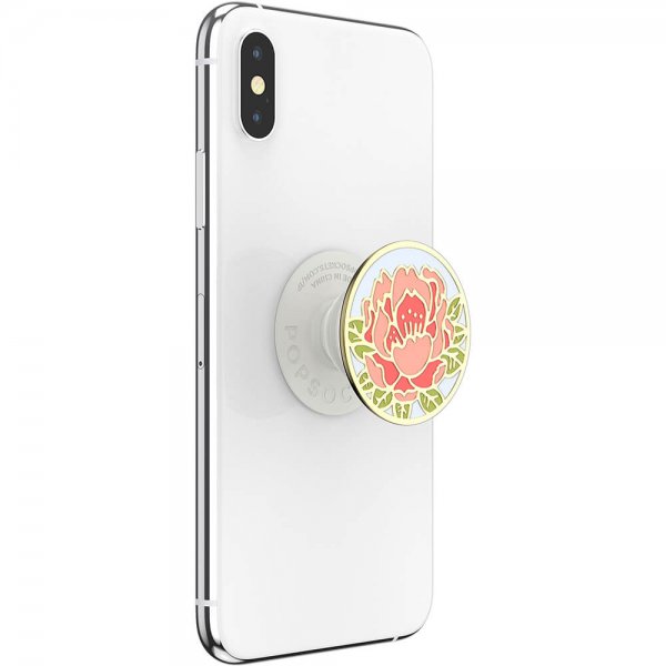 PopGrip Enamel Blooming Peony Pink