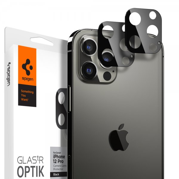 - iPhone 12 Pro - Kameraskydd - GLAS.tR Optik - 2-pack