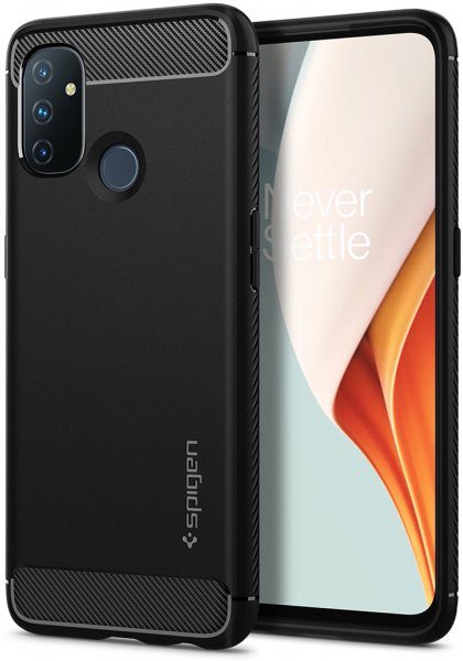 - OnePlus Nord N100 - Skal - Rugged Armor - Matte Black