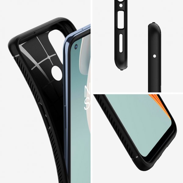 - OnePlus Nord N100 - Skal - Rugged Armor - Matte Black