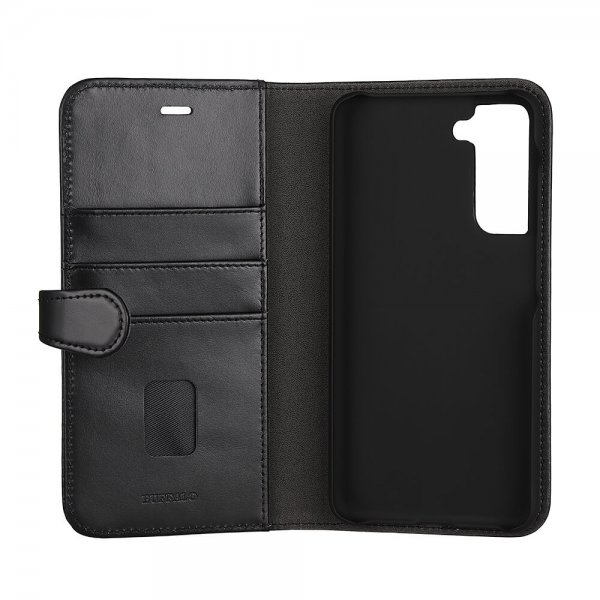 - Samsung Galaxy S21 FE - Fodral - 2-in-1 Detachable Wallet - Svart