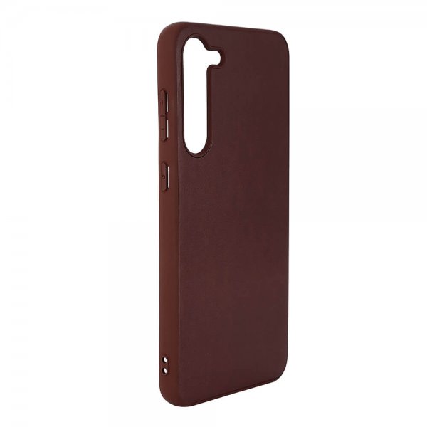 - Samsung Galaxy S23 Plus - Skal - PU - Brun