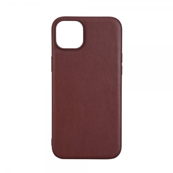 - iPhone 15 Plus - Skal - PU MagSeries - Brun