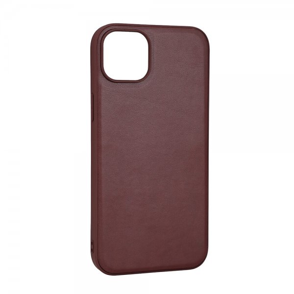 - iPhone 15 Plus - Skal - PU MagSeries - Brun