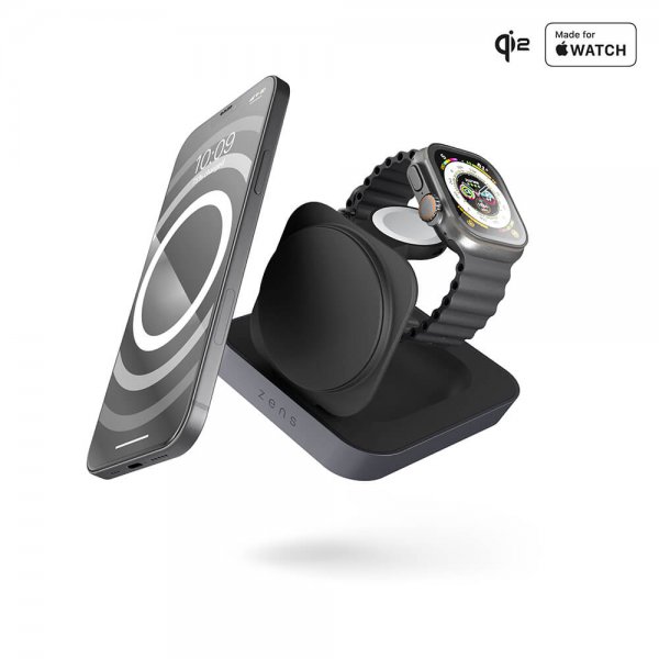 - Trådlös laddare - Nightstand Charger Pro 2 - Svart