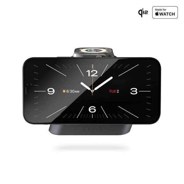 - Trådlös laddare - Nightstand Charger Pro 2 - Svart