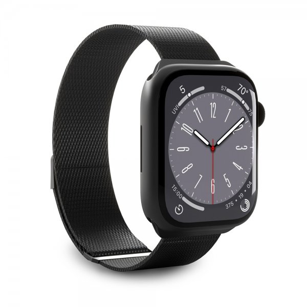 - Apple Watch 38/40/41/42mm - Armband - Svart - Milanese