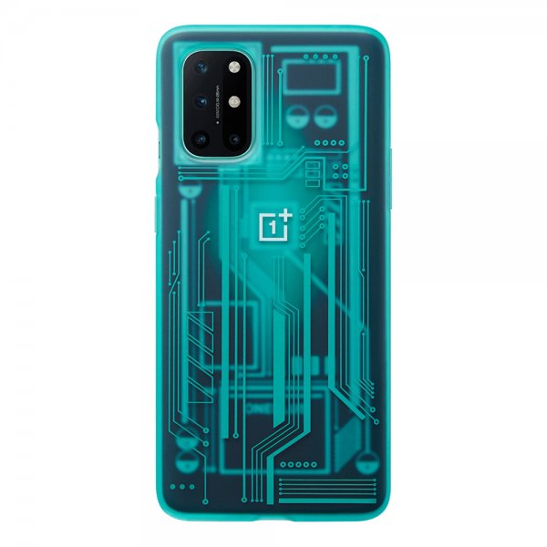 - OnePlus 8T - Skal - Quantum Bumper Case - Cyborg Cyan