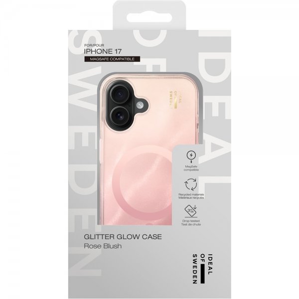 - iPhone 17 - Skal - Clear Case MagSafe - Rose Blush