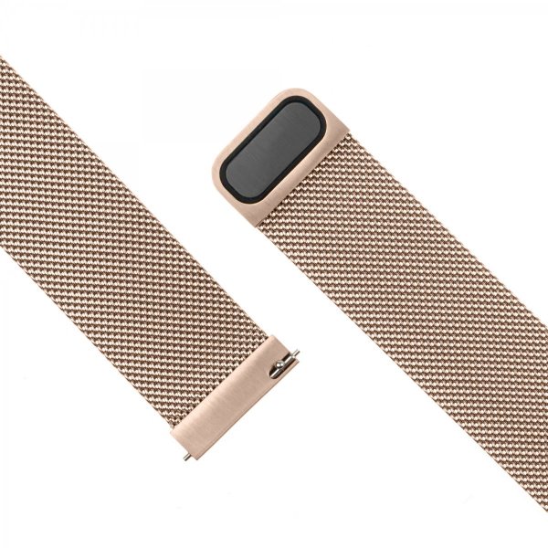 - Samsung Galaxy Watch 22mm - Armband - Mesh Strap - Rosa