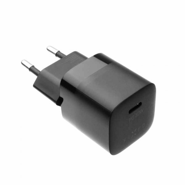 - Laddare - Mini PD Travel Charger USB-C 30W - Svart