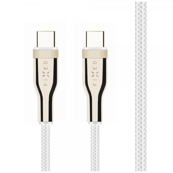 - Kabel - METAL Series - USB-C/USB-C 1.2m Vit