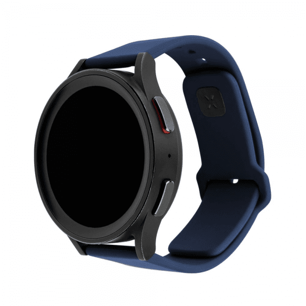 - Samsung Galaxy Watch 20mm - Armband - Silicone Sporty Strap - Blå