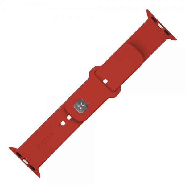 - Apple Watch 38/40/41/42mm - Armband - Silicone Sporty Strap - Röd
