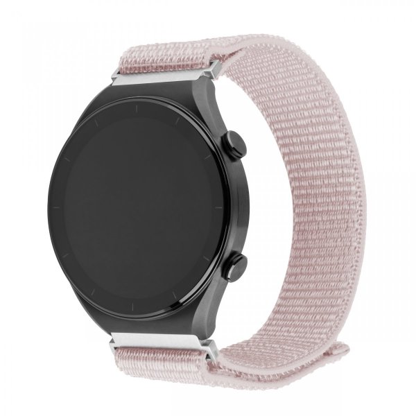 - Samsung Galaxy Watch 22mm - Armband - Nylon Sporty Strap - Roseguld