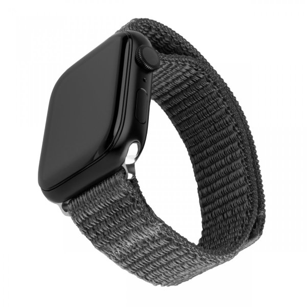 - Apple Watch 38/40/41/42mm - Armband - Nylon Sporty Strap - Grå