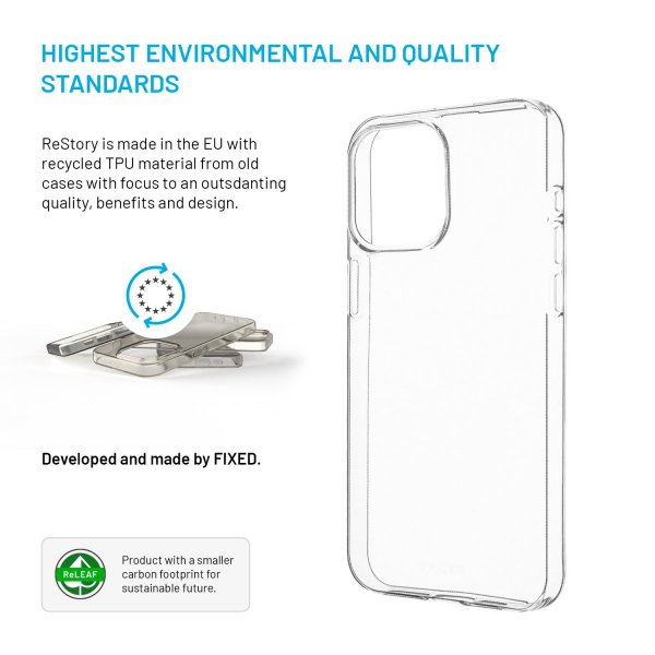 - iPhone 15 Pro Max - Skal - ReStory - Transparent