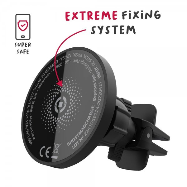 - Bilhållare - Car Holder with Wireless Charger 15W MagSafe