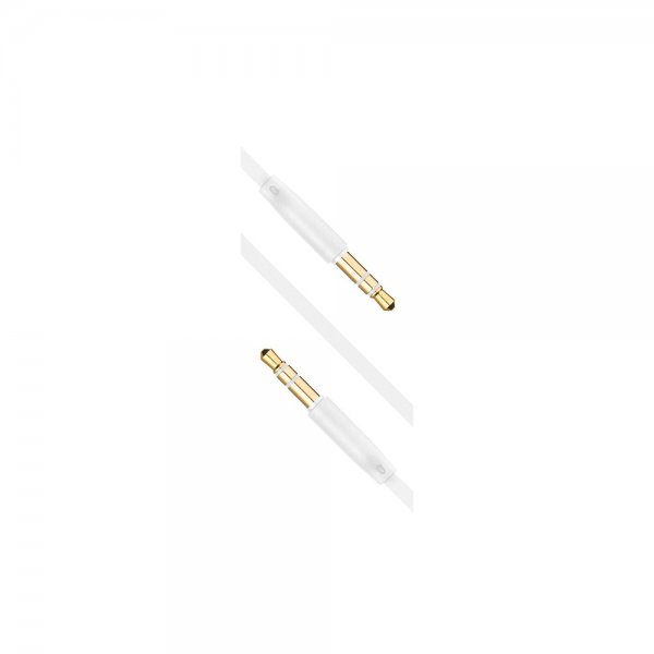- Kabel - AUX 3.5mm - 1m Vit