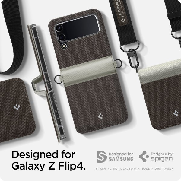 - Samsung Galaxy Z Flip 4 - Skal - Compoty - Tan
