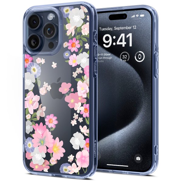- iPhone 15 Pro - Skal - Ultra Hybrid - Blossom
