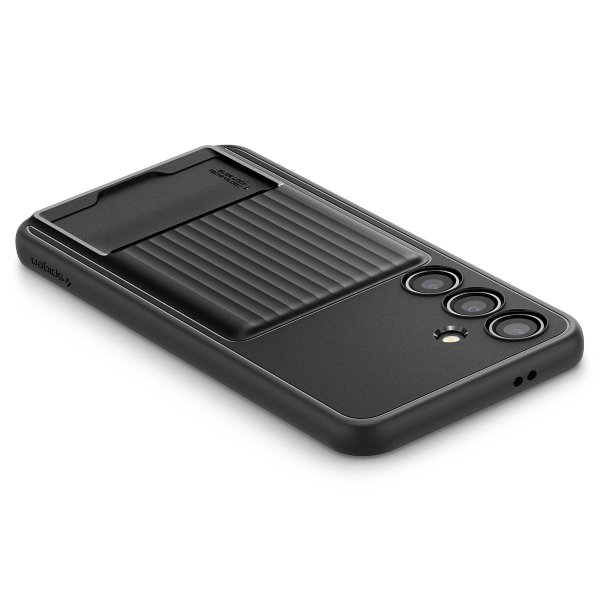 - Samsung Galaxy S24 Plus - Skal - Liquid Slot - Matte Black