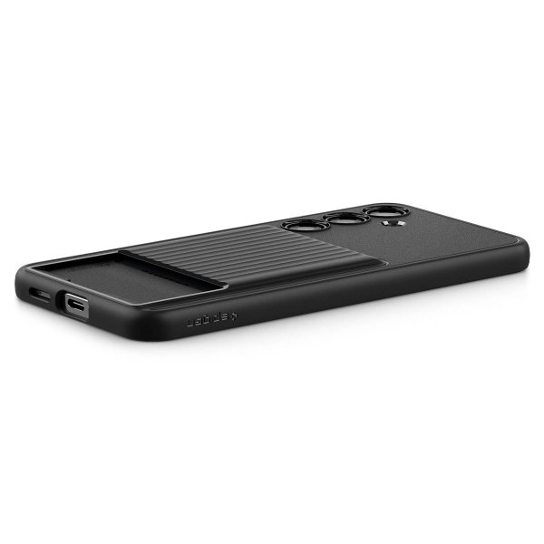 - Samsung Galaxy S24 Plus - Skal - Liquid Slot - Matte Black