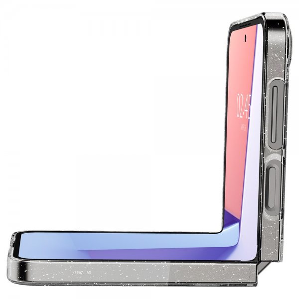 - Samsung Galaxy Z Flip 6/Galaxy Z Flip 7 FE - Skal - Air Skin Glitter - Crystal Quartz