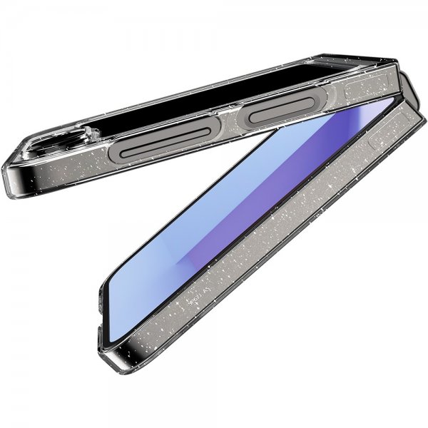 - Samsung Galaxy Z Flip 6/Galaxy Z Flip 7 FE - Skal - Air Skin Glitter - Crystal Quartz