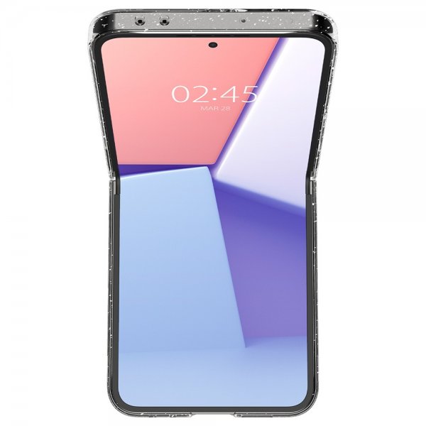 - Samsung Galaxy Z Flip 6/Galaxy Z Flip 7 FE - Skal - Air Skin Glitter - Crystal Quartz