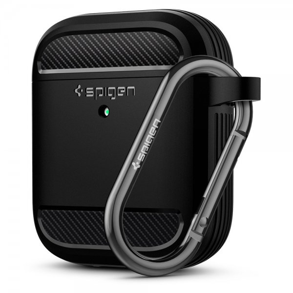 - AirPods 1/2 - Skal - Rugged Armor - Svart