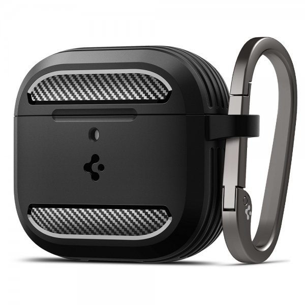 - AirPods 4 - Skal - Rugged Armor - Matte Black
