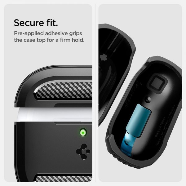 - AirPods 4 - Skal - Rugged Armor - Matte Black