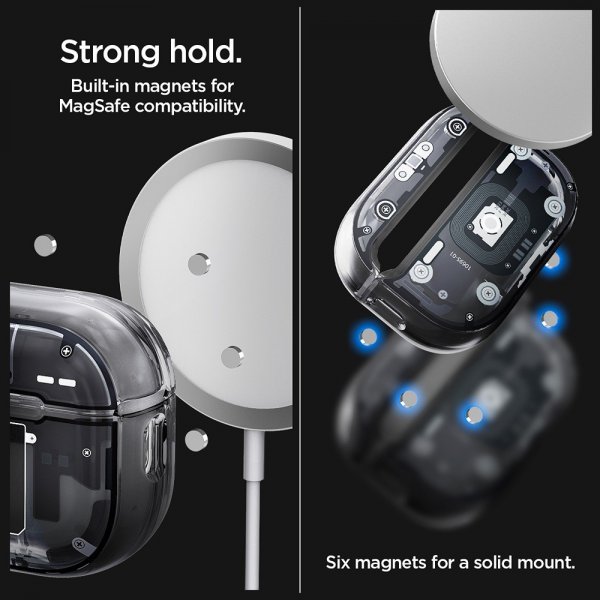- AirPods Pro 2 - Skal - Ultra Hybrid Zero One MagFit - Svart