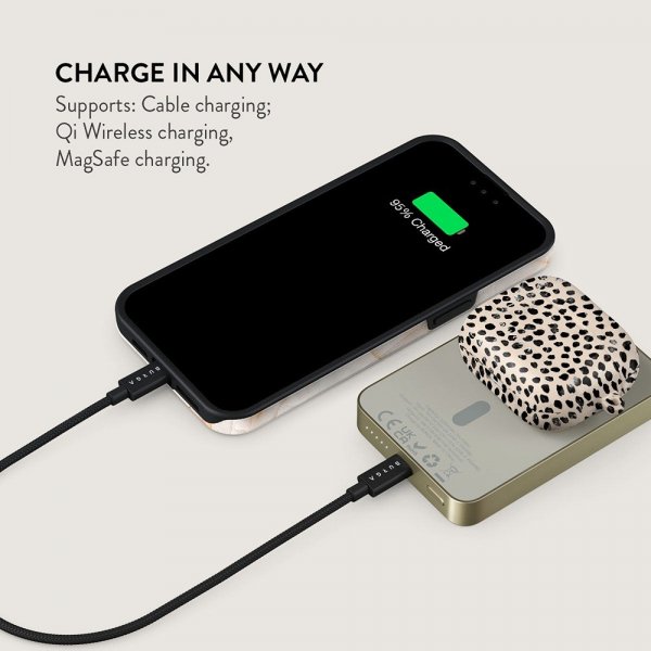 - Powerbank - MagSafe 5000 mAh - Almond Latte - Gold