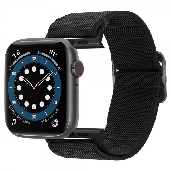 - Apple Watch 42/44/45mm/Apple Watch Ultra - Armband - Lite Fit - Svart