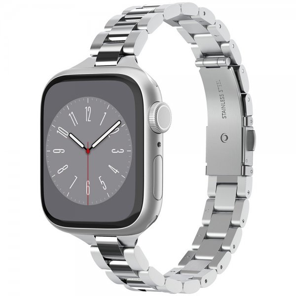 - Apple Watch 38/40/41/42mm - Armband - Modern Fit 316L - Silver