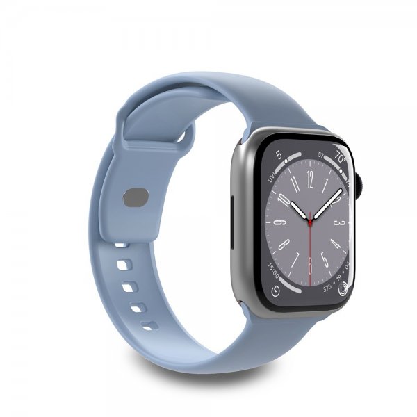 - Apple Watch 38/40/41/42mm - Armband - Powder Blue - ICON Silicone Band