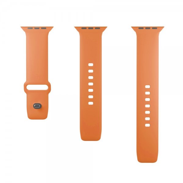 - Apple Watch 44/45/46mm/Ultra 1/2 49mm - Armband - Apricot - ICON Silicone Band