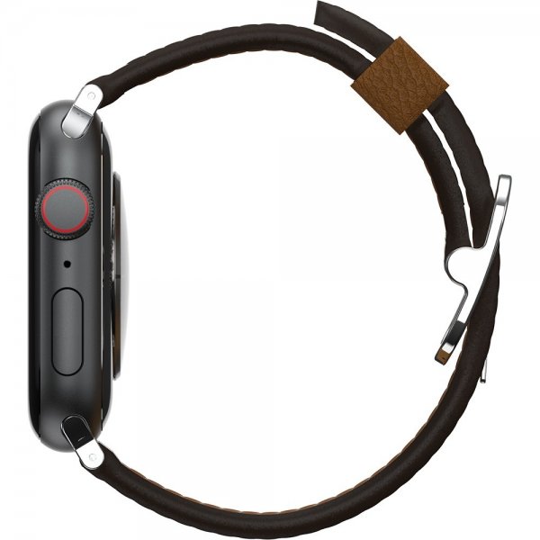 - Apple Watch 44/45/46mm - Armband - Symmetry Cactus Leather - Rich Adobe