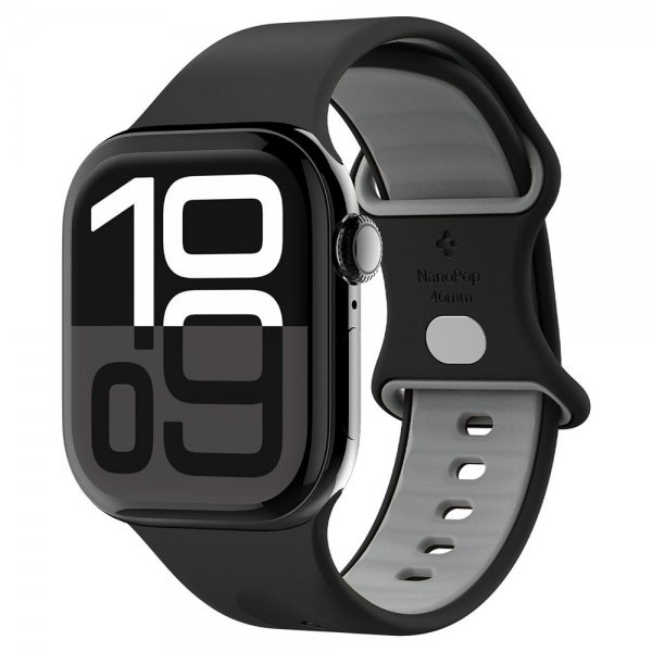 - Apple Watch 44/45/46mm/Watch Ultra 49mm - Armband - Nano Pop - Black Sesame