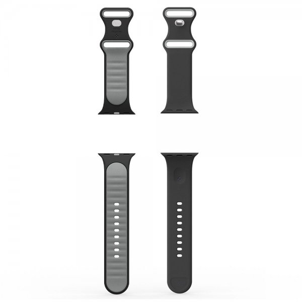 - Apple Watch 44/45/46mm/Watch Ultra 49mm - Armband - Nano Pop - Black Sesame