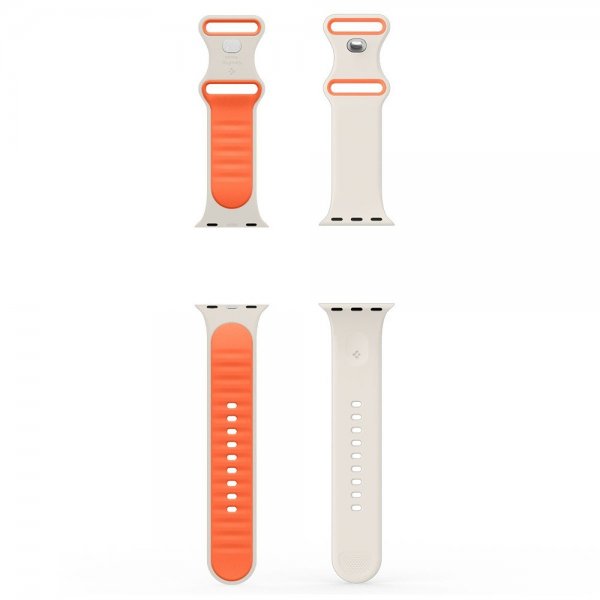 - Apple Watch 44/45/46mm/Watch Ultra 49mm - Armband - Nano Pop - Orange Beige