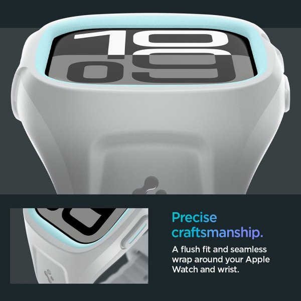 - Apple Watch 46mm (Series 10/11) - Skal & Armband - Liquid Air Pro - Grå