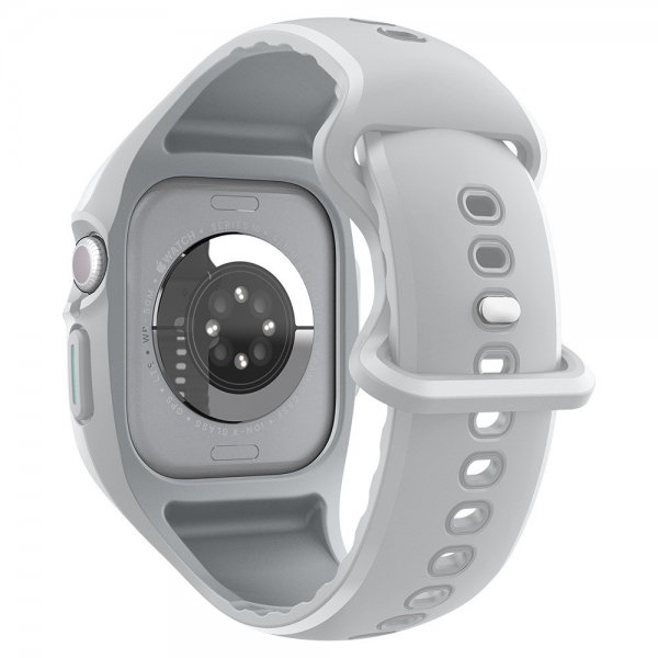 - Apple Watch 46mm (Series 10/11) - Skal & Armband - Liquid Air Pro - Grå